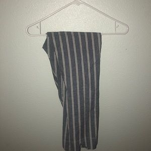 Stretchy striped pants